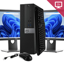 Dell Desktop Computer Pc I5 Up To 32gb Ram 4tb Ssd 24 Lcds Windows 11 Or 10