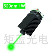 High Power 520nm 1w 1000mw Green Laser Diode Module Focusing Adjustable