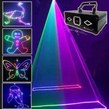 1w 2w Rgb Beam Animation Laser Light Dmx Projector Party Show Dj Stage Lighting
