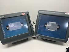 2 Micros Workstations 5a System Touchscreen Pos Terminal Windows Ce 6.0 Stand