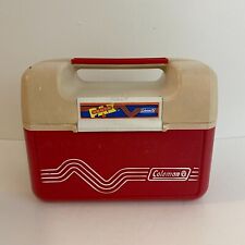 Vintage Coleman Pak Lunch Box Cooler Red Hard 5202 5203 5204