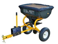 85 Lb Tow Behind Broadcast Spreader Atv Tractor Fertilizer Grass Seed Ice Melt