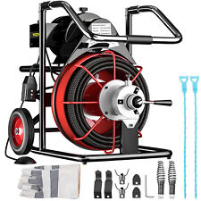 Vevor Drain Cleaner 75 X 38 Electric Sewer Snake Auger Cleaning Machine