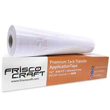 Premium Tack Clear Transfer Tape For Vinyl With Paper Backing - Perfect For S...