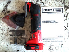 New Craftsman Cmce500 20v Max 20volt Oscillating Multi-tool With Accessories