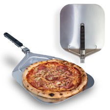 Flafster Kitchen Pizza Peel Aluminum Metal Pizza Peal 12.5x14 Paddle