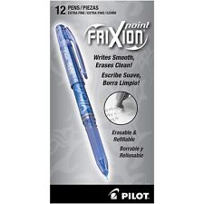 Pilot Frixion Erasable Gel Pens Extra Fine Point Blue Ink Dozen 31574 938544