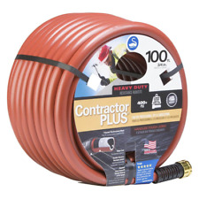 New Heavy Duty Contractor Water Garden Hose 34 In.x100 Ft. Lawn Care Job Sites