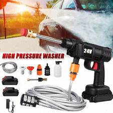 Cordless Electric High Pressure Water Spray Car Gun Portable Washer Cleaner Yard