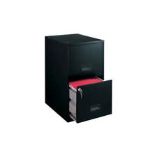 18 Deep Black Filing Cabinet 2-drawer Steel File Cabinet With Lock Us