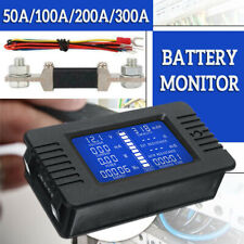 Multifunctional Lcd Dc Battery Monitor Meter 100-300a Volt Amp Car Solar System
