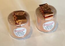 Pair Two Mundorf Coil Inductor Cfc14 0.10 Mh Pure Copper Foil