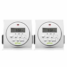 Bn-link 7 Day Digital Programmable Timer Outlet Switch - Dual Outlet