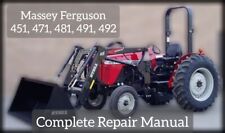 Massey Ferguson 451 471 481 491 492 Tractor Complete Service Repair Manuals