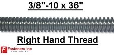 38-10 X 36 Acme Threaded Rod Right Hand Rh 38-10 X 3ft. Plain Steel Cnc Lc
