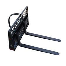 Landy Attachments Skid Steer Hydraulic Positioning Pallet Forks