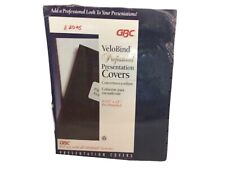 Gbc Velobind Professional Presentation Covers 8 12 X 11 Pre-punched