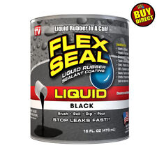 Flex Seal Liquid - Liquid Rubber Sealant Coating - Large 16oz Black