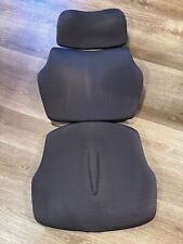Humanscale Freedom Chair Head Back And Seat Foam Cushion Waved Black Fabric