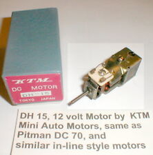 In-line Motor 5 Pole Armature 12 Volt Slot Car Dh 15 Nos With Box Ktm Vintage