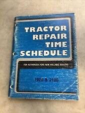 Ford New Holland 1920 And 2120 Tractor Repair Time Schedule B303