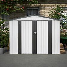 8x6ftoutdoor Storage Shed Large House Tool Sheds House Heavy Duty With Floor Kit
