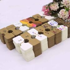 Jewelry Necklace Card Display - Package Tag Cards Diy Paper Kraft Accessories