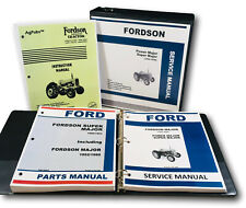 Ford Fordson Major Super Tractor Service Repair Manual Owners Parts Catalog Set