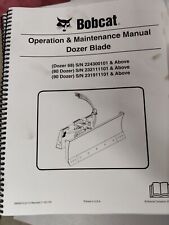 Bobcat 80 90 Dozer Blade Attachment Operation And Maintenance Manual 6900819
