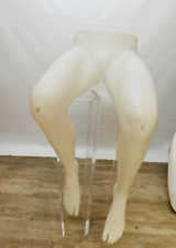 Used Male Mannequin Legs In A Seated Pose