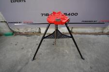 Ridgid 460 Pipe Vise Tripod For Ridgid 300 Threader 18 To 6 Inch Used Condition