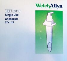 Welch Allyn Disposable Anoscope Polypropylene 19mm Fiber Optic Light Carri 53110