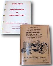 Massey Harris 44 Diesel Tractor Service Repair Parts Owners Operators Manuals