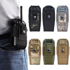 Tactical Molle Radio Case Walkie Talkie Pouch Waist Bag Holder Pocket Holster