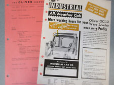 Oliver Cab For Oc-12 Crawler Brochure 1 Page Wprices