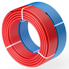 Vevor 12 2x100ft Blue Red Pex-a Tubingpipe For Potable Water With Cutter
