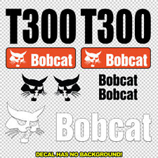 Bobcat T300 Turbo Skid Steer Set Vinyl Decal Sticker