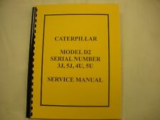 Caterpillar D2 Service Manual - New Free Shipping