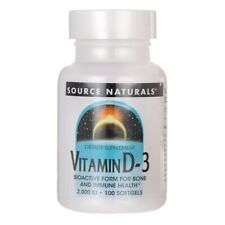 Source Naturals Vitamin D-3 2000 Iu 100 Sgels
