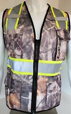Hi Visibility Reflective Camouflage Safety Vest Small To 5xl