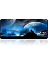 Wolf Mouse Pad Keyboard Mouse Mat Large Gaming Mousepad