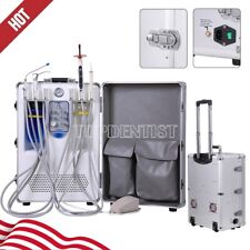 Portable Dental Mobile Delivery 4hole Turbine Unit Air Compressor Suction System
