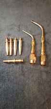 One Mixed Lot Of Oxweld Airco And Smith Acetylene Torch Welding Brazing Heads