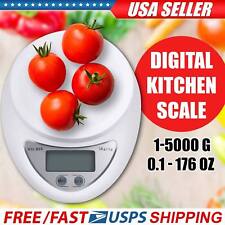 New Digital Kitchen Food Cooking Scale Weigh In Pounds Grams Ounces And Kg