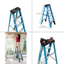4 Ft. Fiberglass Step Ladder With 250 Lb. Load Capacity Type I Duty Rating 