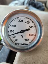 Brinkmann Commercial Smoker Temperature Gauge Heat Indicator F
