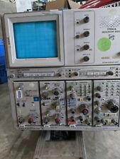 Tektaonix 7704 Oscilloscope System With 7a16a 7a18 Dual Trace Amps 7b85 7b92a