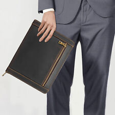Padfolio Business Leather Portfolio Zippered Notebook Binder Organizer