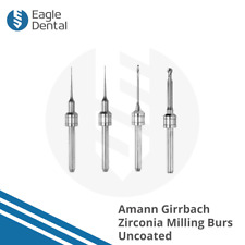 10x Amann Girrbach Uncoated Milling Burs - Ag Milling Burs - Eagle Dental Burs