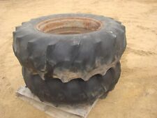 International Ih Tractor 18.4-34 Firestone Tires On Double Bevel Rims